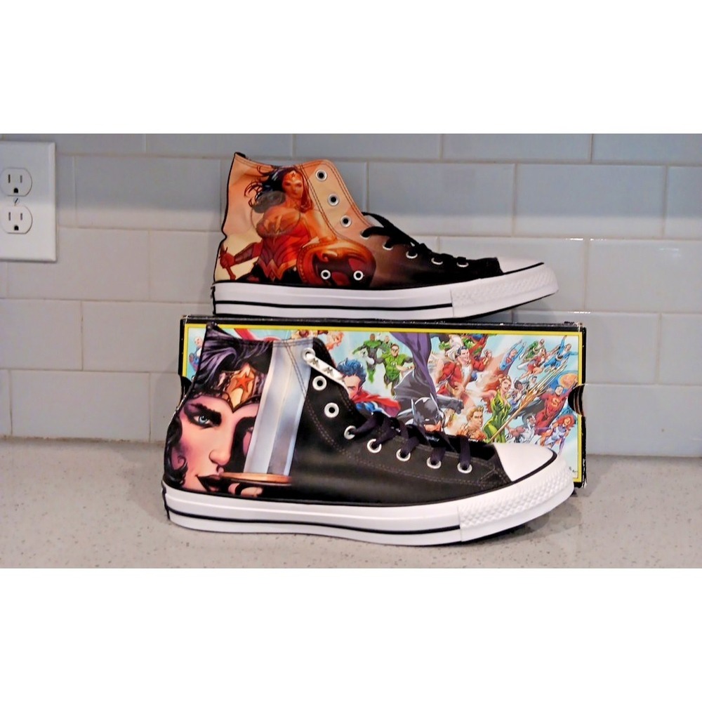 DC Comics Converse Chuck Taylor All Star High Wonder Woman 161306c Size 13